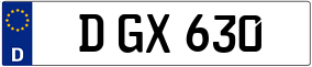 Truck License Plate